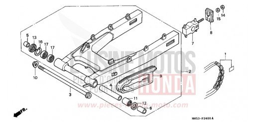 BRAS OSCILLANT (CBR1000FH/FJ/FM) CBR1000FH de 1987
